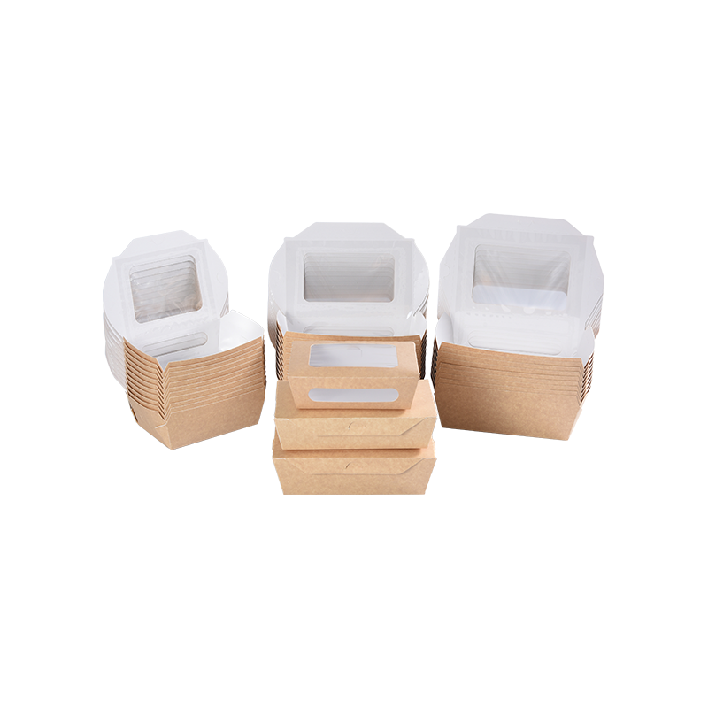 Dobbelt poly-coated pap engangs takeaway papirskål