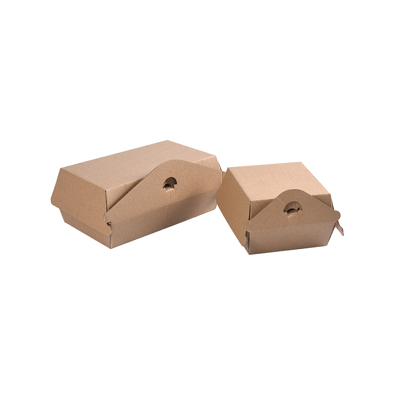 Restaurantudstyr Bølgepapir Burger Box
